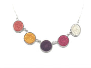 Sisal Five Disc Necklace