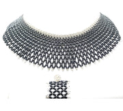 Beaded Collar Necklace Set